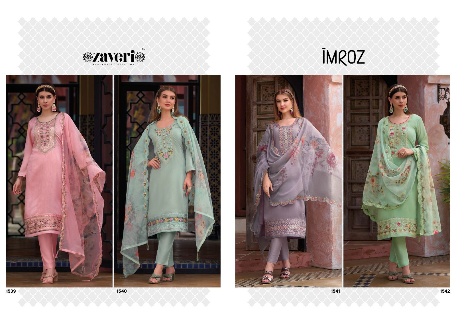 Zaveri Imroz Exclusive Wear Wholesale Designer Salwar Suits